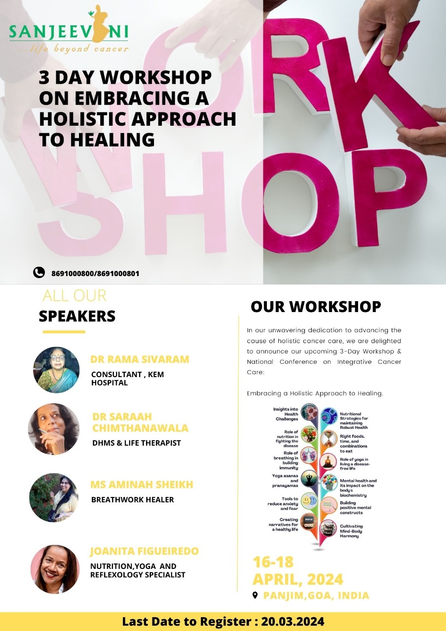 3 Day Workshop On Embracing A Holistic Approach To Healing
